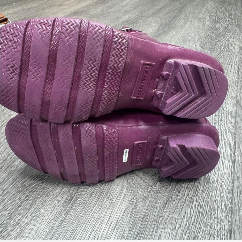 Hunter Violet Tall Boots - Picture 3 of 8